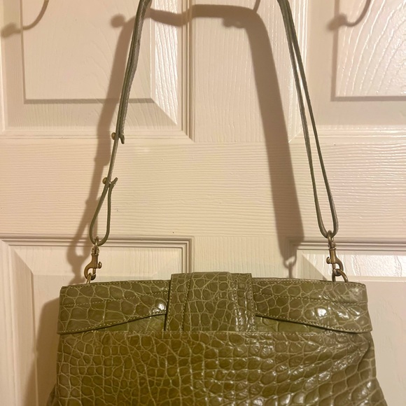 Brahmin Bags Brahmin Fairhaven Mass Usa Leather Green Purse Poshmark